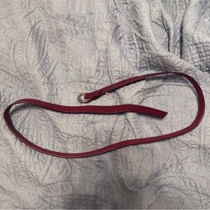 GAP Deep Red Leather Belt